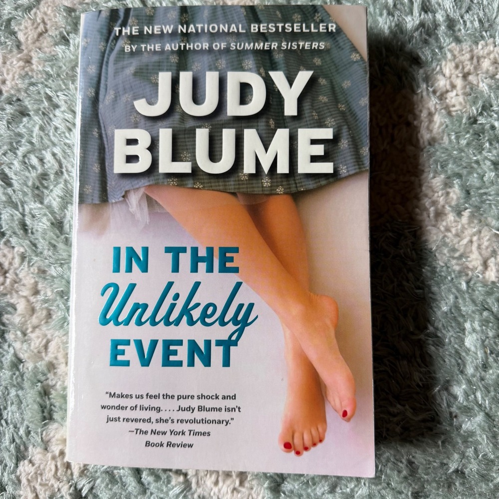 Judy Blume In the Unlikely Event Paperback Book womens fiction